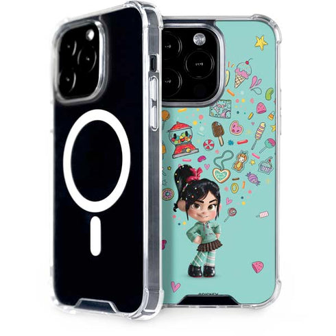 Disney Wreck-it Ralph Vanellope Sugar Icons iPhone 15 Pro MagSafe Case
